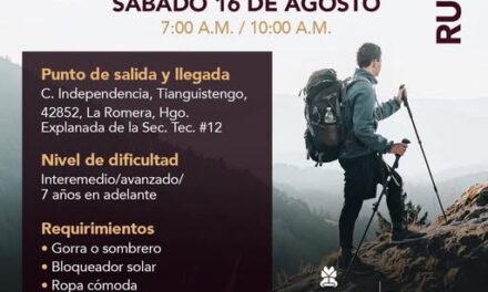 Participa en la Segunda Ruta de Senderismo: Las Higueras en Tepeji del Río