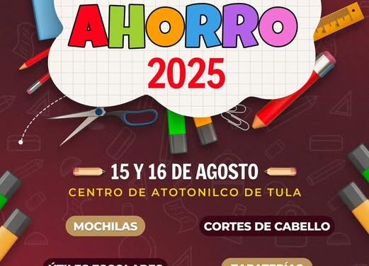 𝐋𝐥𝐞𝐠𝐚 𝐥𝐚 𝐅𝐞𝐫𝐢𝐚 𝐄𝐬𝐜𝐨𝐥𝐚𝐫 𝐝𝐞𝐥 𝐀𝐡𝐨𝐫𝐫𝐨 𝟐𝟎𝟐𝟓 𝐚 𝐀𝐭𝐨𝐭𝐨𝐧𝐢𝐥𝐜𝐨 𝐝𝐞 𝐓𝐮𝐥𝐚