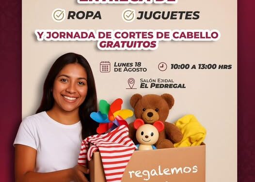 El gobierno de 𝗔𝘁𝗼𝘁𝗼𝗻𝗶𝗹𝗰𝗼 𝗱𝗲 𝗧𝘂𝗹𝗮 invita a la 𝗲𝗻𝘁𝗿𝗲𝗴𝗮 𝗱𝗲 𝗿𝗼𝗽𝗮 𝘆 𝗷𝘂𝗴𝘂𝗲𝘁𝗲𝘀 y a la 𝗷𝗼𝗿𝗻𝗮𝗱𝗮 𝗱𝗲 𝗰𝗼𝗿𝘁𝗲𝘀 𝗱𝗲 𝗰𝗮𝗯𝗲𝗹𝗹𝗼 𝗴𝗿𝗮𝘁𝘂𝗶𝘁𝗼𝘀.