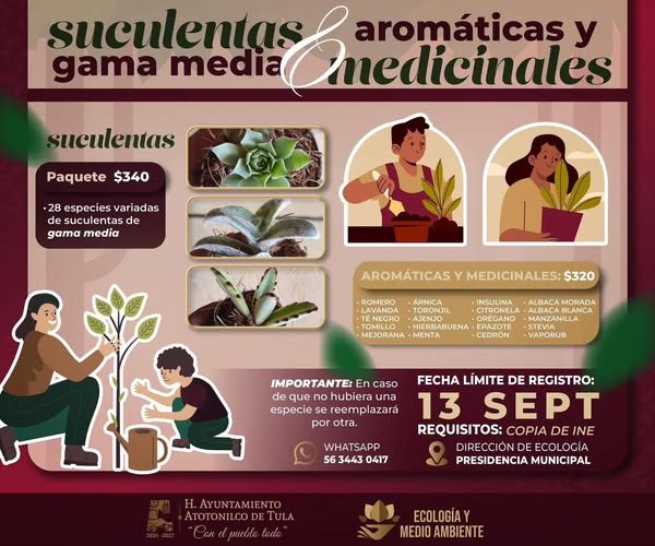 𝐀𝐮́𝐧 𝐞𝐬𝐭𝐚́𝐬 𝐚 𝐭𝐢𝐞𝐦𝐩𝐨 𝐝𝐞 𝐩𝐚𝐫𝐭𝐢𝐜𝐢𝐩𝐚𝐫 𝐞𝐧 𝐥𝐚 𝐜𝐨𝐧𝐯𝐨𝐜𝐚𝐭𝐨𝐫𝐢𝐚 𝐩𝐚𝐫𝐚 𝐚𝐝𝐪𝐮𝐢𝐫𝐢𝐫 𝐬𝐮𝐜𝐮𝐥𝐞𝐧𝐭𝐚𝐬 𝐲 𝐚𝐫𝐨𝐦𝐚́𝐭𝐢𝐜𝐚𝐬 en #AtotonilcoDeTula