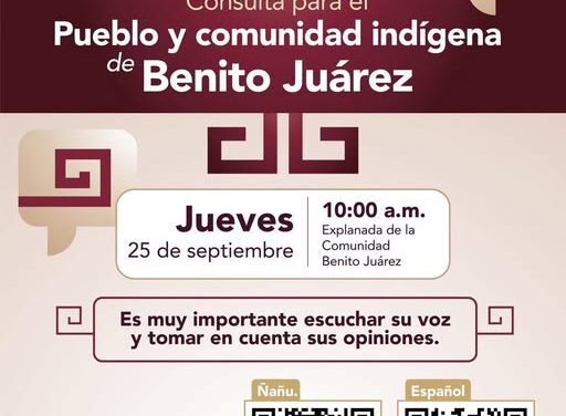 Habrá Consulta Indígena en Tepeji del Río