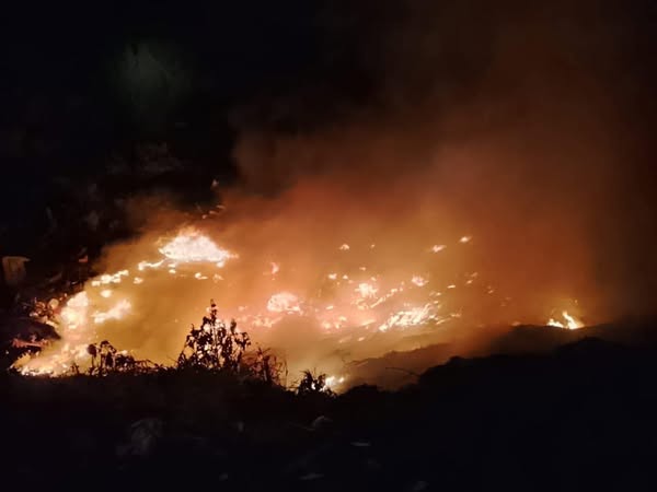Atienden reporte de incendio en Tula de Allende