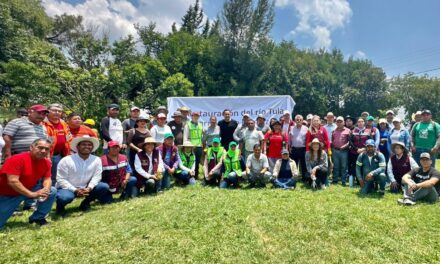 Gobierno de #TulaDeAllende realizó jornada de limpieza en el fraccionamiento Chapultepec en coordinación con SEMARNAT y CONAGUA