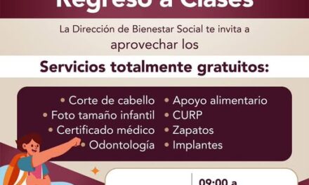 Jornada de Regreso a Clases en #CañadaDeMadero