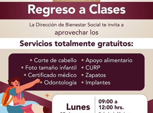 Jornada de Regreso a Clases en #CañadaDeMadero