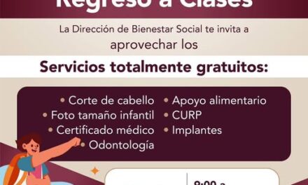 La Jornada de Regreso a Clases estará en #SantiagoTlapanaloya