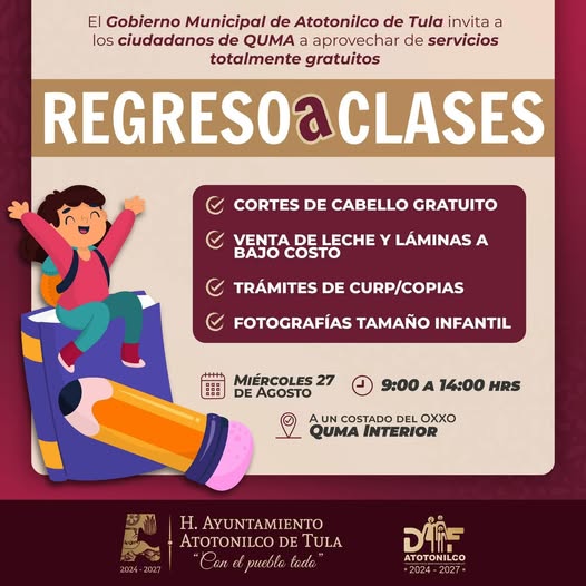 Programa Regreso a Clases llega a Quma Interior