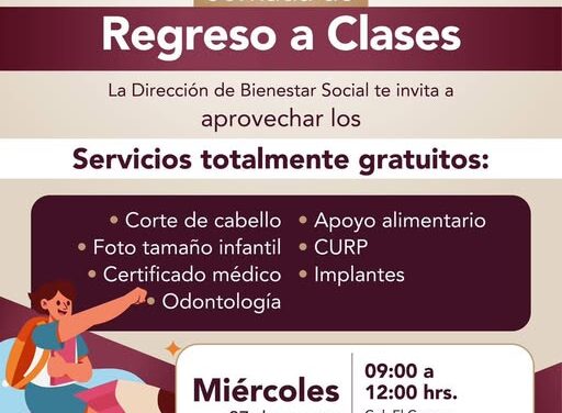 Jornada de Regreso a Clases en El Carmen