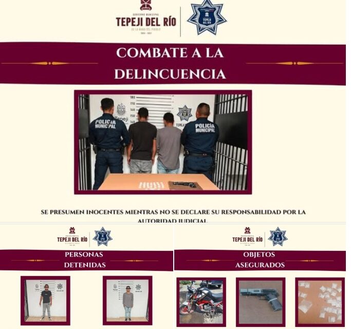 Operativo Camino Seguro logra la detención de presuntos asaltantes en Tepeji