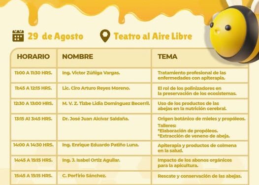 El gobierno de Tula de Allende invita al ciclo de conferencias y talleres que se llevarán a cabo en el marco del “Primer foro de apicultura”