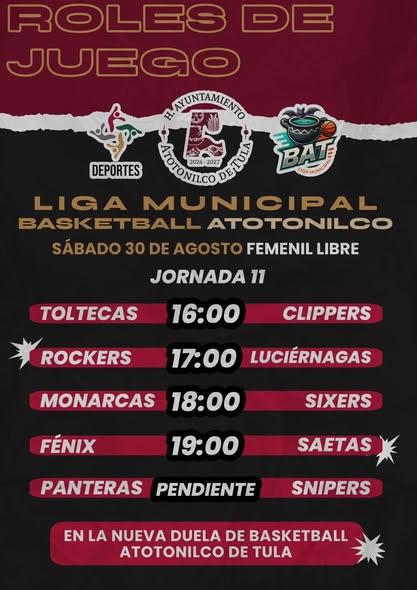 𝐅𝐢𝐧 𝐝𝐞 𝐬𝐞𝐦𝐚𝐧𝐚 𝐝𝐞 𝐛𝐚𝐬𝐪𝐮𝐞𝐭𝐛𝐨𝐥 𝐞𝐧 𝐀𝐭𝐨𝐭𝐨𝐧𝐢𝐥𝐜𝐨