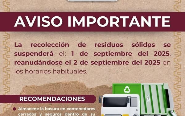 Suspenden recolección de residuos sólidos en Tula de Allende