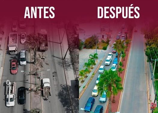 Gobierno de Tula de Allende rehabilita bulevar Tula Irurbe