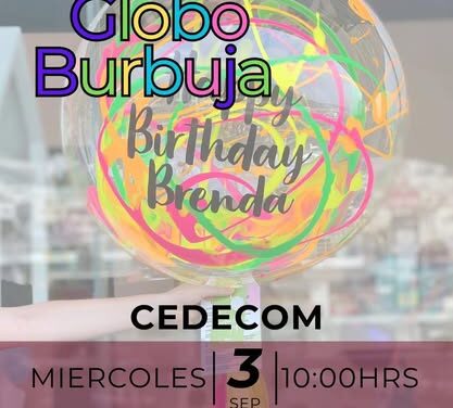 DIF Tepeji invita al Taller de Globo Burbuja