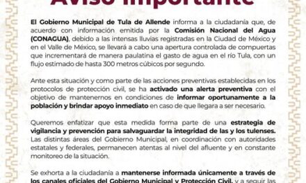 COMUNICADO GOBIERNO MUNICIPAL DE TULA DE ALLENDE