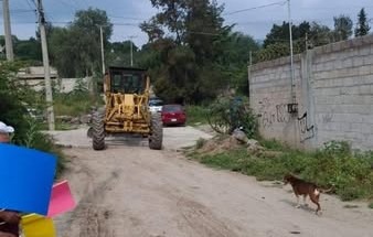 Inicia Programa de Mejoramiento de Caminos Rurales en San Ildefonso