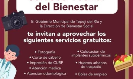 La Jornada vecinal del Bienestar estará en la colonia San Francisco