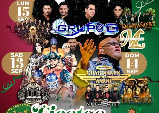 Programa Fiestas Patrias en Atotonilco de Tula