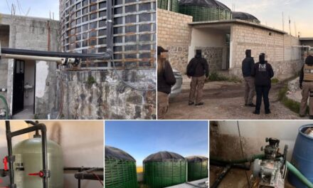 Aseguran más de 500 mil litros de agua durante cateo por el delito de despojo de aguas