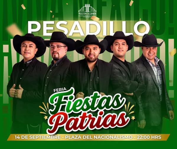 En Tula de Allende este 14 de septiembre, vive una noche llena de tradición, música y diversión.