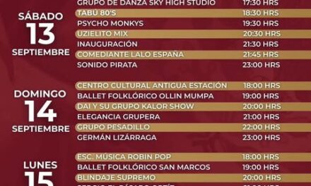 Hoy inicia la Feria de las Fiestas Patrias 2025 en Tula de Allende.