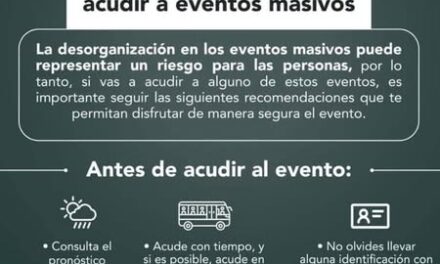 La Unidad de Protección Civil de #TulaDeAllende emite las siguientes recomendaciones, para aquellas personas que acudirán a eventos masivos en el marco de las #FiestasPatrias.