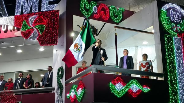 Cristhian Martínez encabeza Grito de Independencia