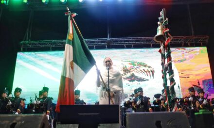 Tania Valdez encabeza Grito de Independencia