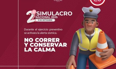 El Gobierno Municipal de Tepeji del Río te invita a sumarte hoy al segundo simulacro.