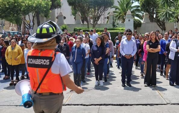 Tepeji del Río participa en el Segundo Simulacro 2025