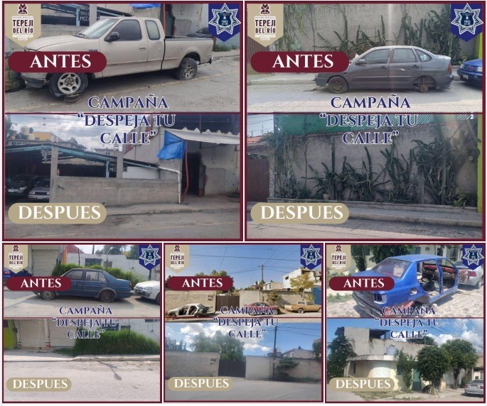 Avanza Programa “Despeja tu Calle” en Tepeji del Río