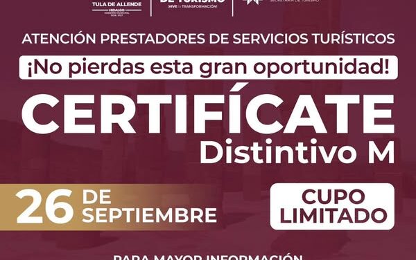 Invitan a participar en el proceso de certificación y profesionalización turística de la SECTURH.