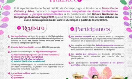 Tepeji lanza la convocatoria del 8º Nacional de Huapango Huasteco 2025