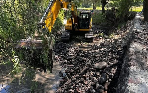 Refuerzan trabajos de prevención ante temporada de lluvias en Tepeji