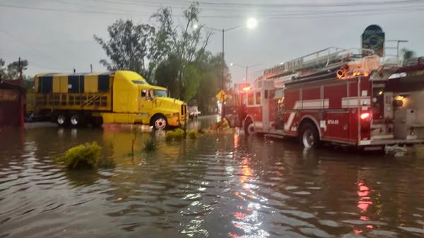 Protección Civil de Tula ariende reportes tras las lluvias registradas la tarde de hoy