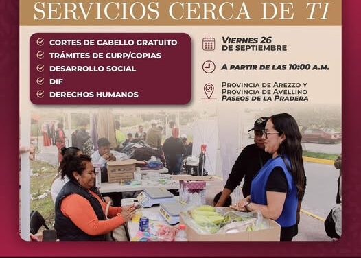 El Gobierno Municipal de Atotonilco de Tula continúa acercando beneficios y atenciones gratuitas a la comunidad