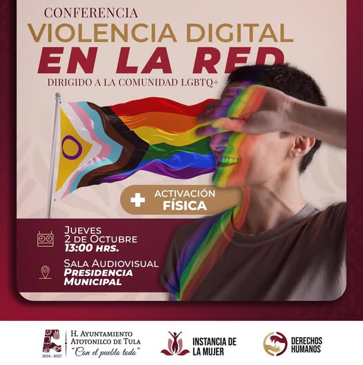 Atotonilco de Tula invita a la Conferencia «Violencia Digital en la Red»