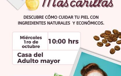 DIF Tepeji invita al Taller de Mascarillas Naturales