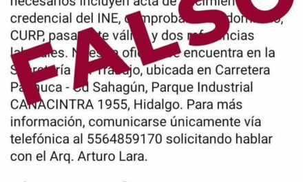 Continúa alerta por falsas ofertas de empleo