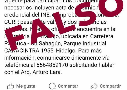 Continúa alerta por falsas ofertas de empleo