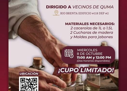 En gobierno de Atotonilco de Tula te invita a participar en el Taller de Herbolaria Natural en Barra