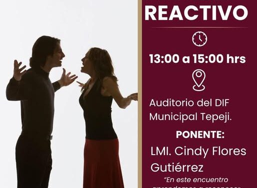 Conferencia “Patrón Reactivo”: un espacio para reconocer, transformar y sanar