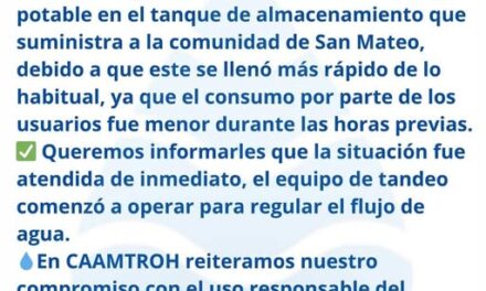 Comunicado Caamtroh
