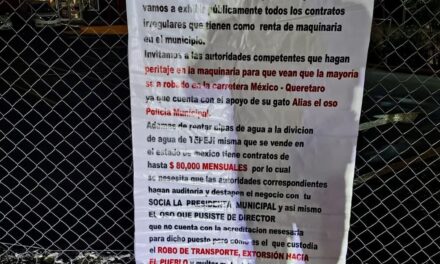 Colocan mantas en Tepeji, golpean y lesionan a policía municipal