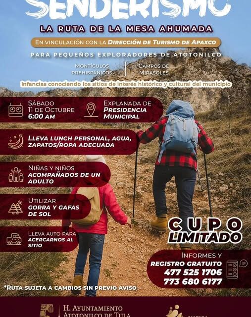 Camina con nosotros y conoce la Ruta de la Mesa Ahumada en Atotonilco de Tula