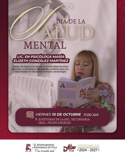Invitan a participar en la conferencia especial en el marco del Día de la Salud Mental