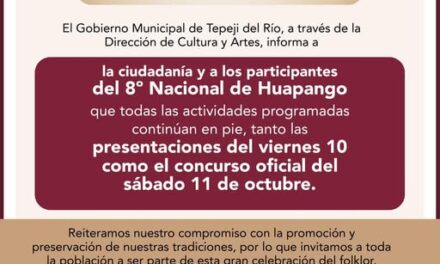 Comunicado Gobierno Municipal de Tepeji del Río