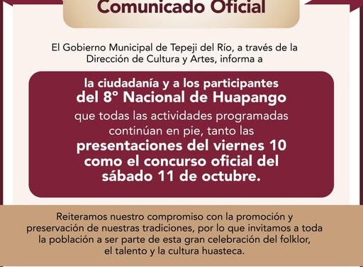 Comunicado Gobierno Municipal de Tepeji del Río