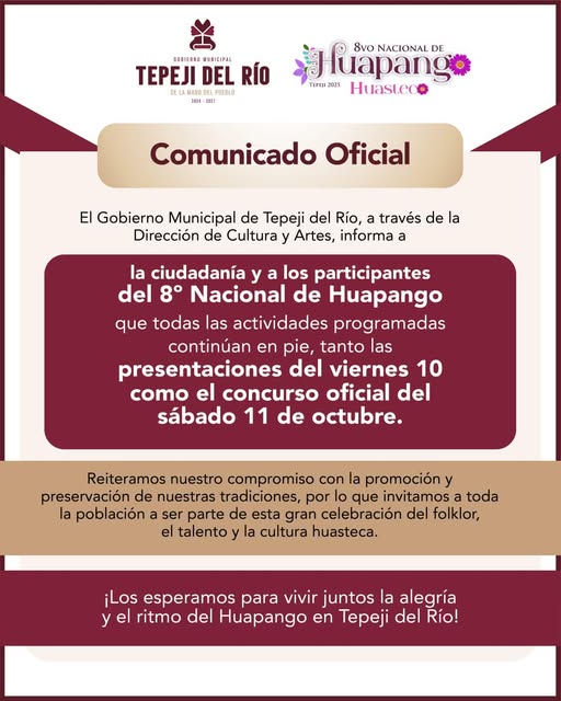 Comunicado Gobierno Municipal de Tepeji del Río