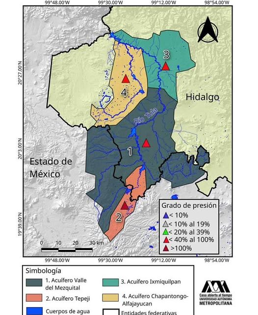 Acuífero Tepeji está siendo utilizado más allá de su capacidad natural de recarga, asegura investigador